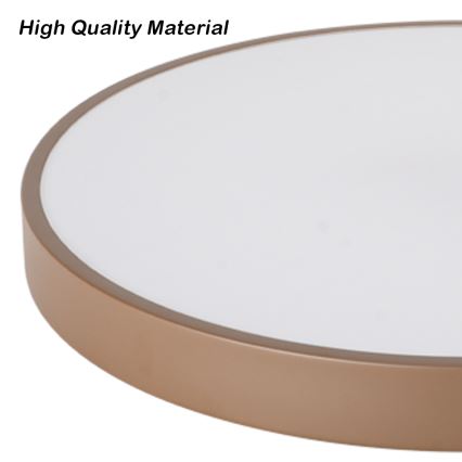 Brilagi - LED-dimmbare Deckenleuchte POOL LED/60W/230V 3000-6000K Ø 60 cm braun + Fernbedienung