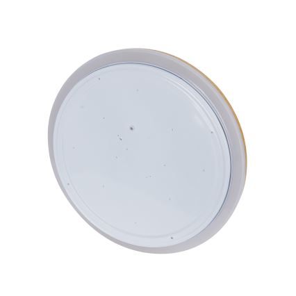 Brilagi - dimmbare LED-Deckenleuchte RIVO LED/72W/230V 3000–6000K Holzdekor Ø 50 cm + Fernbedienung
