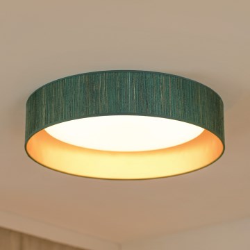 Brilagi - LED dimmbare Deckenleuchte VEGAS SHINE LED/24W/230V Ø 45 cm 3000/4000/6500K Strohgrün/Gold + Fernbedienung