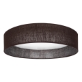 Brilagi - LED-dimmbare Deckenleuchte VELVET SMARTIX LED/24W/230V 3000-6000K Ø 45 cm braun Wi-Fi Tuya Beacon + Fernbedienung