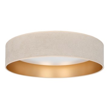 Brilagi - LED-dimmbare Deckenleuchte VELVET SMARTIX LED/24W/230V 3000-6000K Ø 45 cm creme/gold Wi-Fi Tuya Beacon + Fernbedienung
