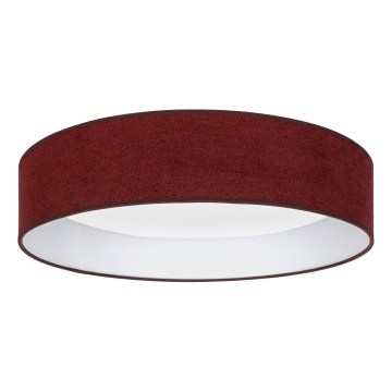 Brilagi - LED-dimmbare Deckenleuchte VELVET SMARTIX STARS LED/36W/230V 3000-6000K Ø 55 cm bordeauxrot Wi-Fi Tuya Beacon + Fernbedienung