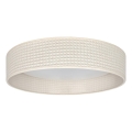 Brilagi - LED-dimmbare Deckenleuchte VELVET SMARTIX STARS LED/36W/230V 3000-6000K Ø 55 cm cremefarben Wi-Fi Tuya Beacon + Fernbedienung