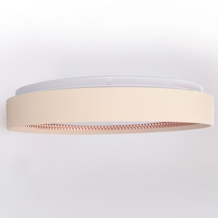 Brilagi - LED dimmbare Deckenleuchte WALDO LED/48W/230V 3000-6500K Ø 40 cm beige/gold + Fernbedienung