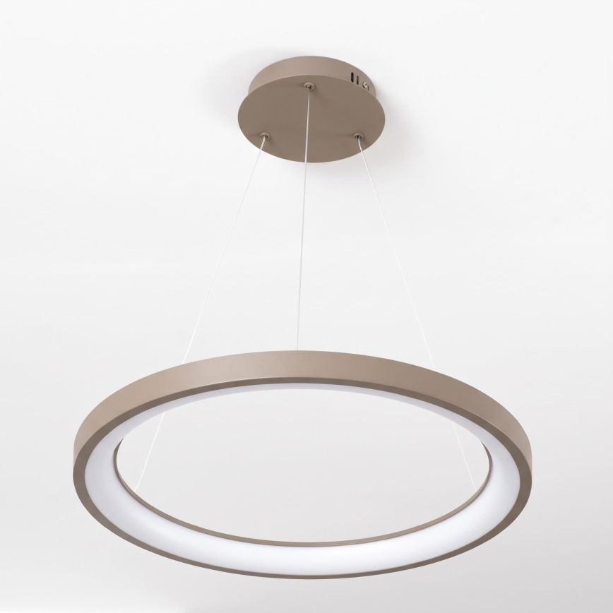 BRILAGI - dimmbare LED-Pendelleuchte an Kabel FALCON SLIM LED/42W/230V 3000-6500K Ø 50 cm beige + Fernbedienung