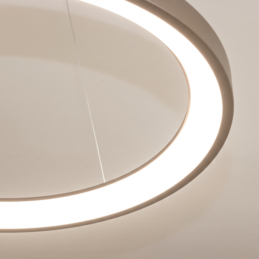 BRILAGI - dimmbare LED-Pendelleuchte an Kabel FALCON SLIM LED/42W/230V 3000-6500K Ø 50 cm beige + Fernbedienung