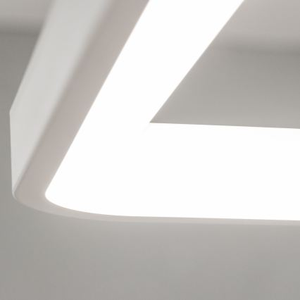 Brilagi - LED dimmbare Pendelleuchte an Kabel FALCON SLIM LED/50W/230V 3000-6500K 50x50 cm weiß + Fernbedienung