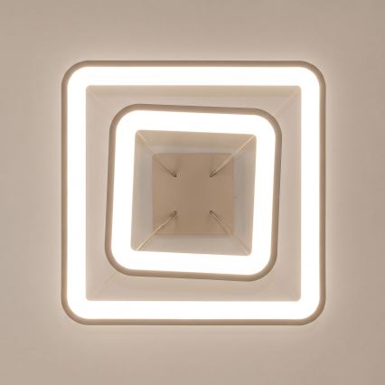 BRILAGI - Dimmbare LED-Pendelleuchte an Kabel FALCON SLIM LED/78W/230V 3000-6500K 50x50 cm beige + Fernbedienung