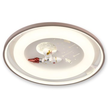 BRILAGI - LED dimmbare Kinder-Deckenleuchte ASTRO LED/75W/230V 3000-6000K Ø 50 cm + Fernbedienung