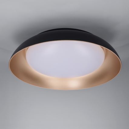Brilagi - LED-dimmbare Deckenleuchte ALVA LED/48W/230V 3000-6500K Ø 51 cm schwarz + Fernbedienung