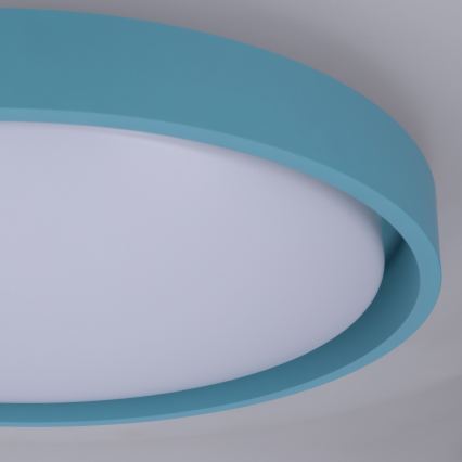 Brilagi - dimmbare LED-Deckenleuchte MATTEO LED/48W/230V 3000-6500K Ø 41 cm türkis + Fernbedienung