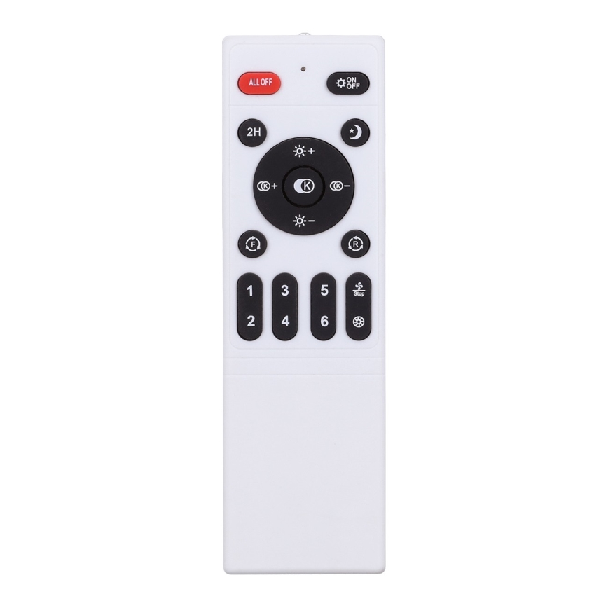 Brilagi - LED-dimmbare Deckenleuchte mit Ventilator LED/30W/230V 3000-6500K Ø 50 cm weiß + Fernbedienung