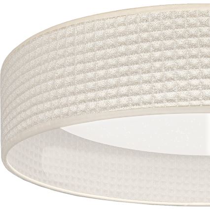 Brilagi - LED-dimmbare Deckenleuchte VELVET SMARTIX STARS LED/36W/230V 3000-6000K Ø 55 cm cremefarben Wi-Fi Tuya Beacon + Fernbedienung