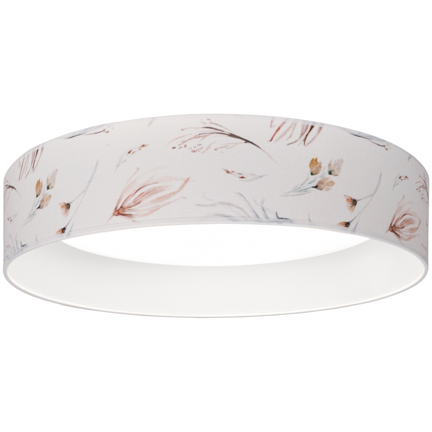 Brilagi - LED dimmbare Deckenleuchte VELVET SMARTIX LED/24W/230V 3000–6000K Ø45 cm weiß mit Blumenmuster Wi‑Fi Tuya Beacon + Fernbedienung