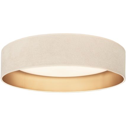 Brilagi - LED-dimmbare Deckenleuchte VELVET SMARTIX LED/36W/230V 3000–6000K Ø 55 cm creme/gold Wi-Fi Tuya Beacon + Fernbedienung