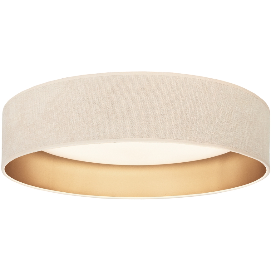Brilagi - LED-dimmbare Deckenleuchte VELVET SMARTIX LED/36W/230V 3000–6000K Ø 55 cm creme/gold Wi-Fi Tuya Beacon + Fernbedienung