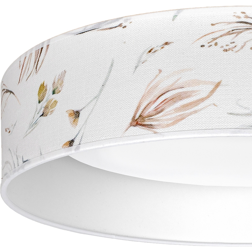Brilagi - LED-dimmbare Deckenleuchte VELVET SMARTIX LED/36W/230V 3000-6000K Ø 55 cm weiß/Blumenmuster Wi-Fi Tuya Beacon + Fernbedienung
