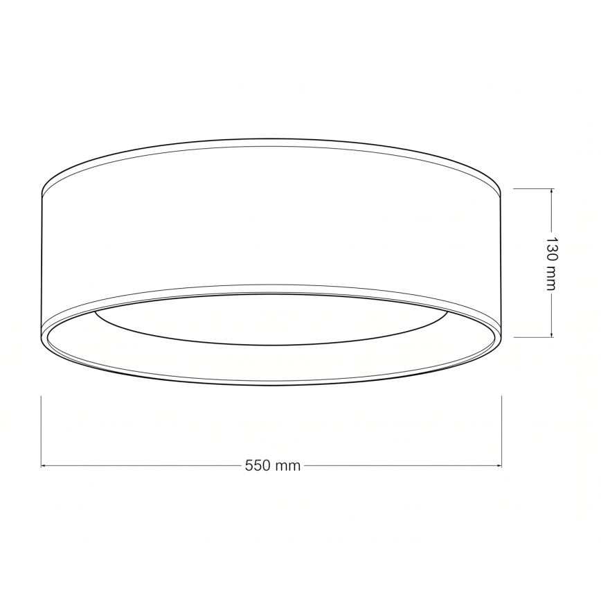 Brilagi - LED-dimmbare Deckenleuchte VELVET SMART VARI LED/36W/230V 3000-6500K Ø 55 cm creme/gold + Fernbedienung