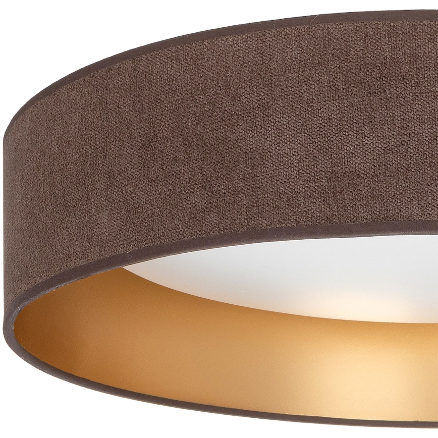 Brilagi - dimmbare LED-Deckenleuchte VELVET SMART VARI LED/36W/230V 3000-6500K Ø 55 cm braun/gold + Fernbedienung