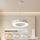 Brilagi - LED-dimmbare Pendelleuchte am Seil LUMIX LED/48W/230V 3000-6000K weiß Ø 50 cm + Fernbedienung