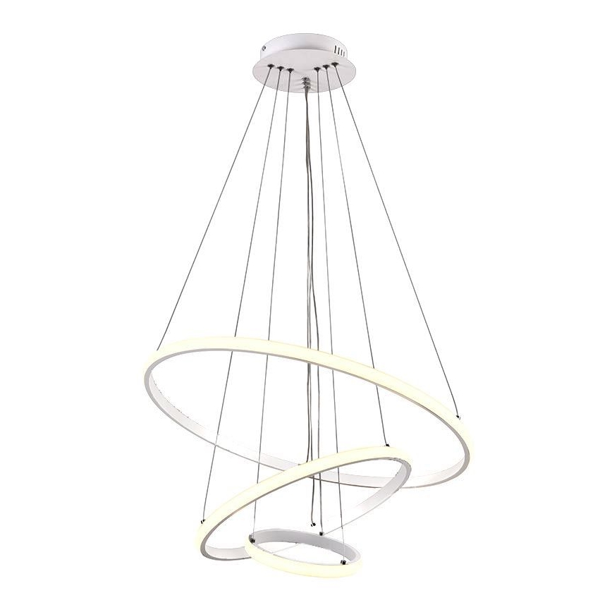 Brilagi - dimmbare LED-Hängeleuchte an Stahlseil CIRCLE LED/90W/230V 3000-6500K Ø 60 cm + Fernbedienung