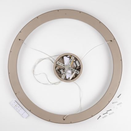 BRILAGI - LED dimmbarer Pendelleuchte an Kabel FALCON II LED/108W/230V 3000-6500K Ø 80 cm beige + Fernbedienung