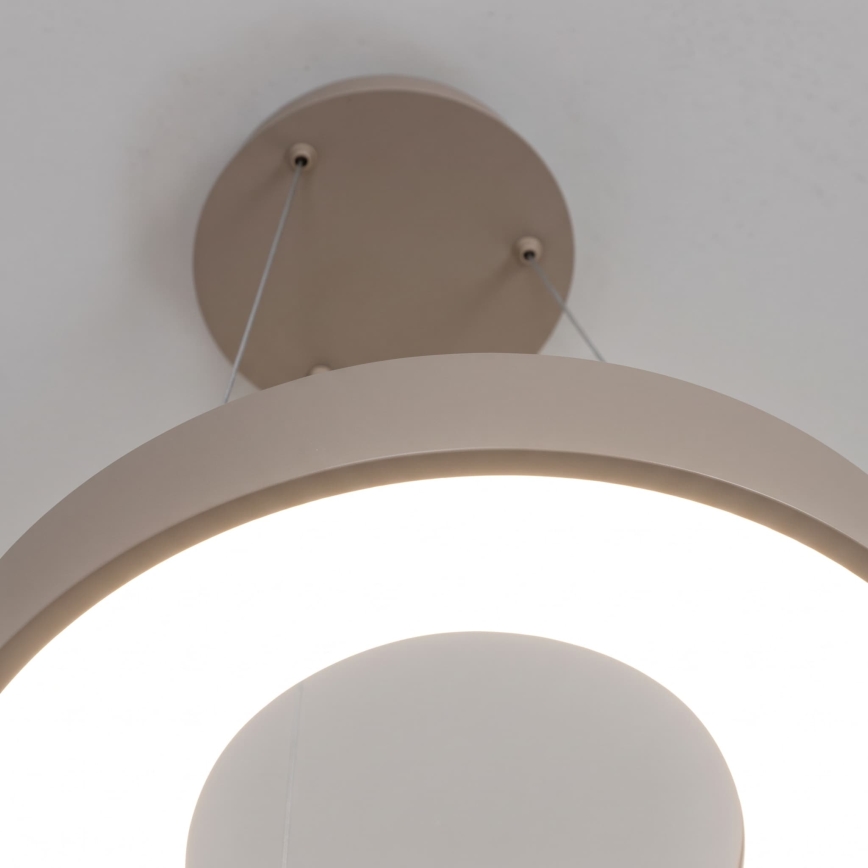 BRILAGI - LED-dimmbare Pendelleuchte an Kabel FALCON II LED/67W/230V 3000-6500K Ø 40 cm beige + Fernbedienung