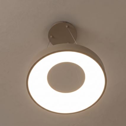 BRILAGI - LED-dimmbare Pendelleuchte an Kabel FALCON II LED/67W/230V 3000-6500K Ø 40 cm beige + Fernbedienung