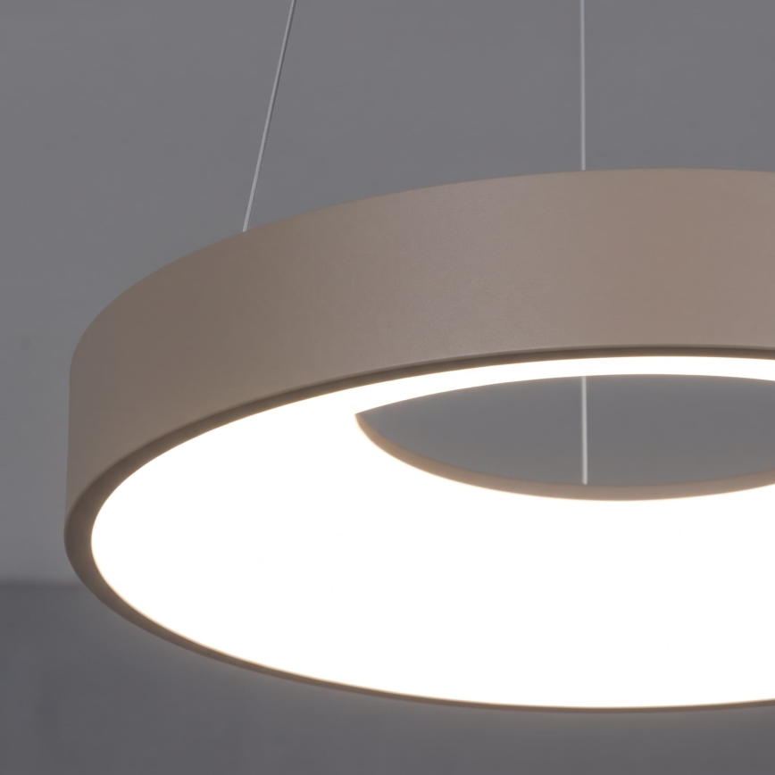 BRILAGI - LED-dimmbare Pendelleuchte an Kabel FALCON II LED/67W/230V 3000-6500K Ø 40 cm beige + Fernbedienung