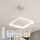 Brilagi - LED dimmbare Pendelleuchte an Kabel FALCON SLIM LED/50W/230V 3000-6500K 50x50 cm weiß + Fernbedienung