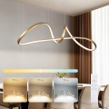 Brilagi - LED dimmbare Pendelleuchte an Kabel TWISTER LED/60W/230V 3000-6000K goldfarben + Fernbedienung