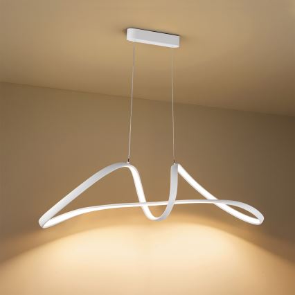 Brilagi - Dimmbare LED-Pendelleuchte TWISTER LED/60W/230V 3000-6000K Weiß + Fernbedienung