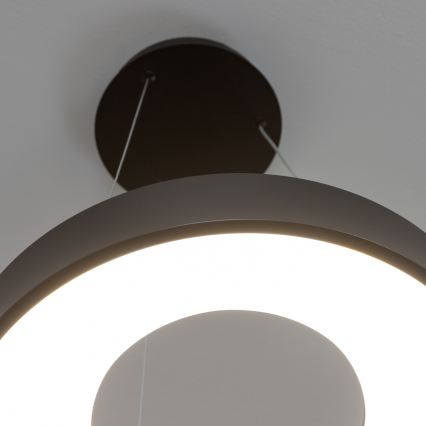 Brilagi - LED-dimmbare Pendelleuchte an Kabel FALCON II LED/67W/230V 3000-6500K Ø 40 cm schwarz + Fernbedienung