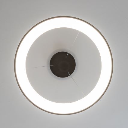 Brilagi - LED-dimmbare Seil-Pendelleuchte FALCON II LED/99 W/230 V 3000–6500 K Ø 60 cm schwarz + Fernbedienung