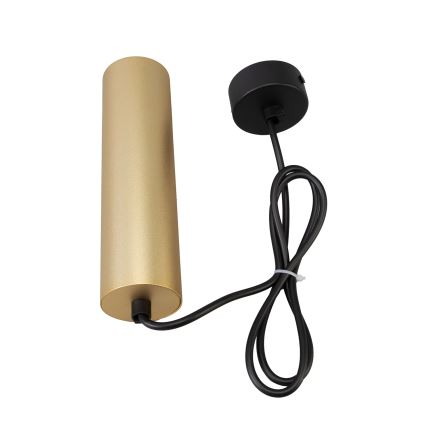 Brilagi - LED RGBW dimmbare Hängeleuchte mit Seilabhängung SELE 1xGU10/4,8W/230V 3000K schwarz/gold + Fernbedienung