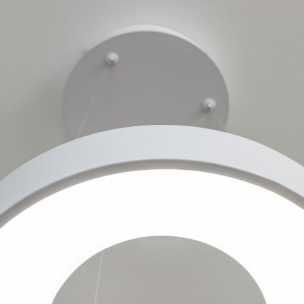 Brilagi - Dimmbare LED-Pendelleuchte an Seil FALCON II LED/67W/230V 3000–6500K Ø 40 cm weiß + Fernbedienung