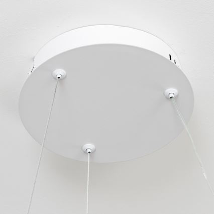 Brilagi - Dimmbare LED-Pendelleuchte an Seil FALCON II LED/67W/230V 3000–6500K Ø 40 cm weiß + Fernbedienung