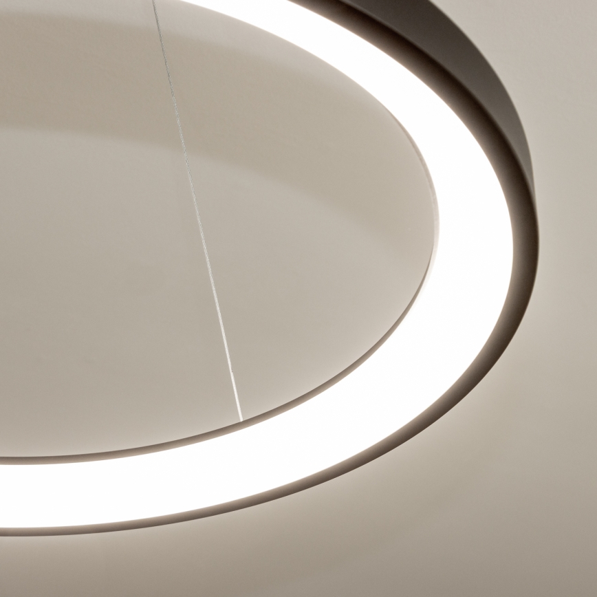Brilagi - LED-dimmbare Pendelleuchte FALCON SLIM LED/42W/230V 3000–6500 K Ø 50 cm schwarz + Fernbedienung