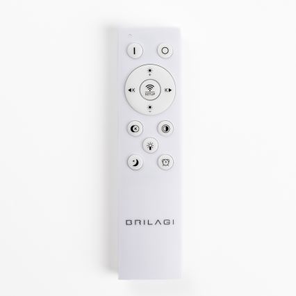 Brilagi - LED-dimmbare Pendelleuchte FALCON SLIM LED/42W/230V 3000–6500 K Ø 50 cm schwarz + Fernbedienung