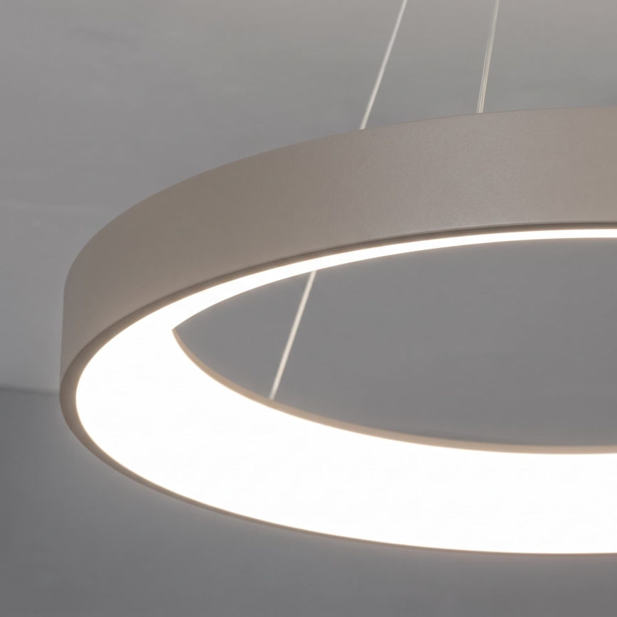 BRILAGI - LED-dimmbare Pendelleuchte an Kabel FALCON II LED/99W/230V 3000-6500K Ø 60 cm beige + mit Fernbedienung