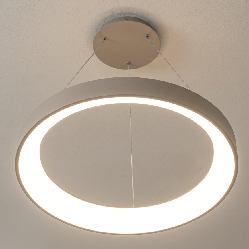 BRILAGI - LED-dimmbare Pendelleuchte an Kabel FALCON II LED/99W/230V 3000-6500K Ø 60 cm beige + mit Fernbedienung