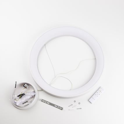 BRILAGI - LED-dimmbare Pendelleuchte an Seil FALCON II LED/99W/230V 3000-6500K pr. 60 cm weiß + Fernbedienung