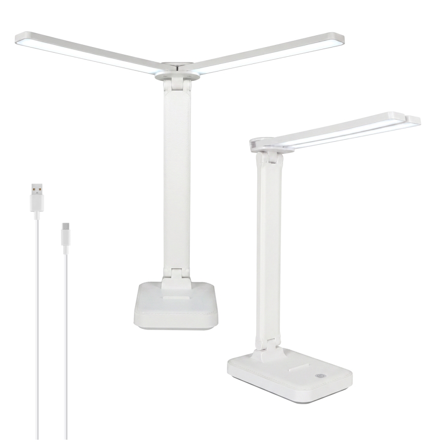 Brilagi - LED-dimmbare Tischlampe MODO DUO LED/8W/5V 3000/4000/6500K weiß