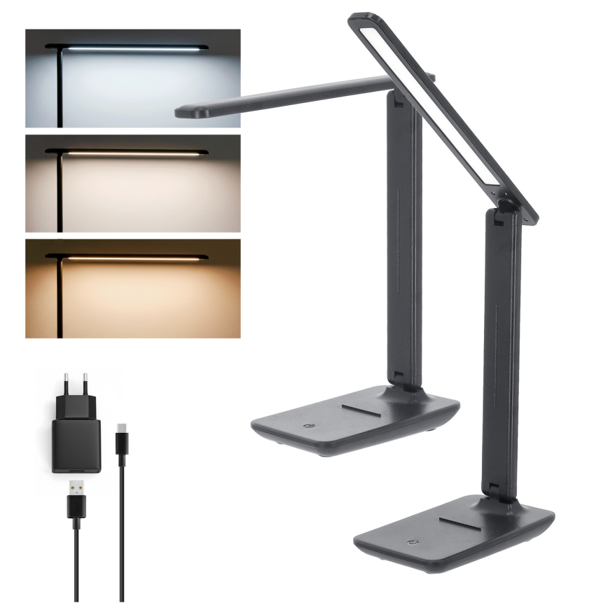 Brilagi - Dimmbare LED-Tischleuchte VARIO LED/7W/230V 3000/4000/6500K anthrazit