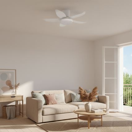 Brilagi - Dimmbarer LED-Deckenventilator LED/32W/230V 3000-6500K Ø 95 cm weiß + Fernbedienung