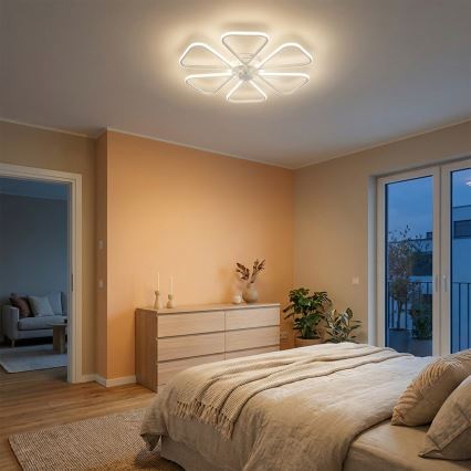 Brilagi - Dimmbarer LED-Deckenventilator LED/38W/230V Ø 76 cm weiß + Fernbedienung