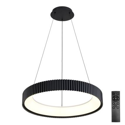 Brilagi - LED-dimmbare Hängeleuchte an Stahlseil FALCON MODERN LED/54W/230V 3000–6500K Ø 60 cm schwarz + Fernbedienung