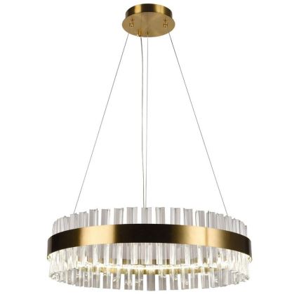 Brilagi - LED-dimmbarer Kristall-Kronleuchter an Stahlseil HALO LED/40W/230V 3000-6500K Ø 60 cm + Fernbedienung