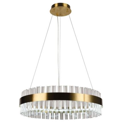 Brilagi - LED-dimmbarer Kristall-Kronleuchter an Stahlseil HALO LED/40W/230V 3000-6500K Ø 60 cm + Fernbedienung
