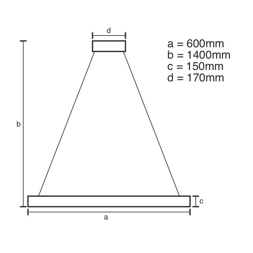 Brilagi - LED-dimmbarer Kristall-Kronleuchter an Stahlseil HALO LED/40W/230V 3000-6500K Ø 60 cm + Fernbedienung